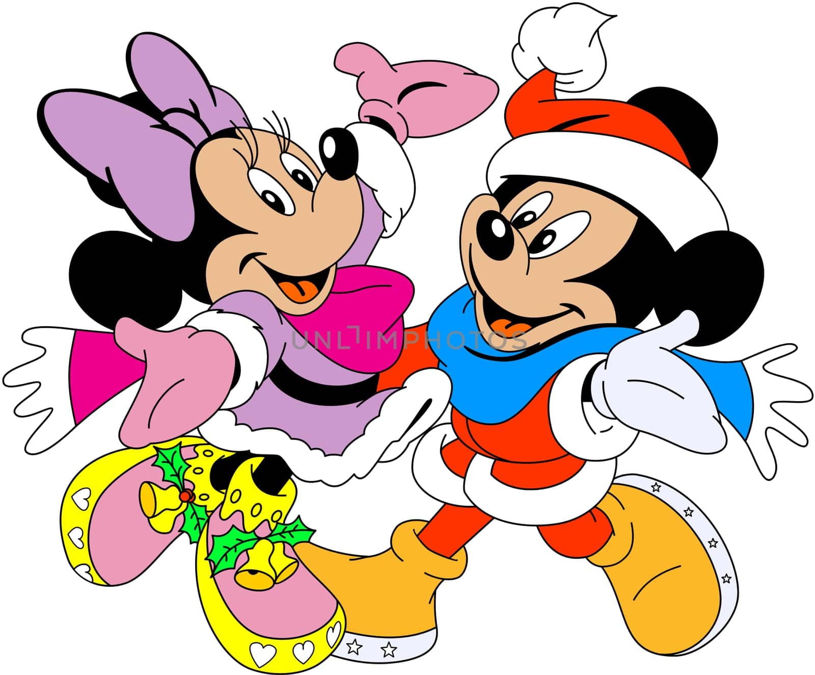 minnie mickey ice christmas