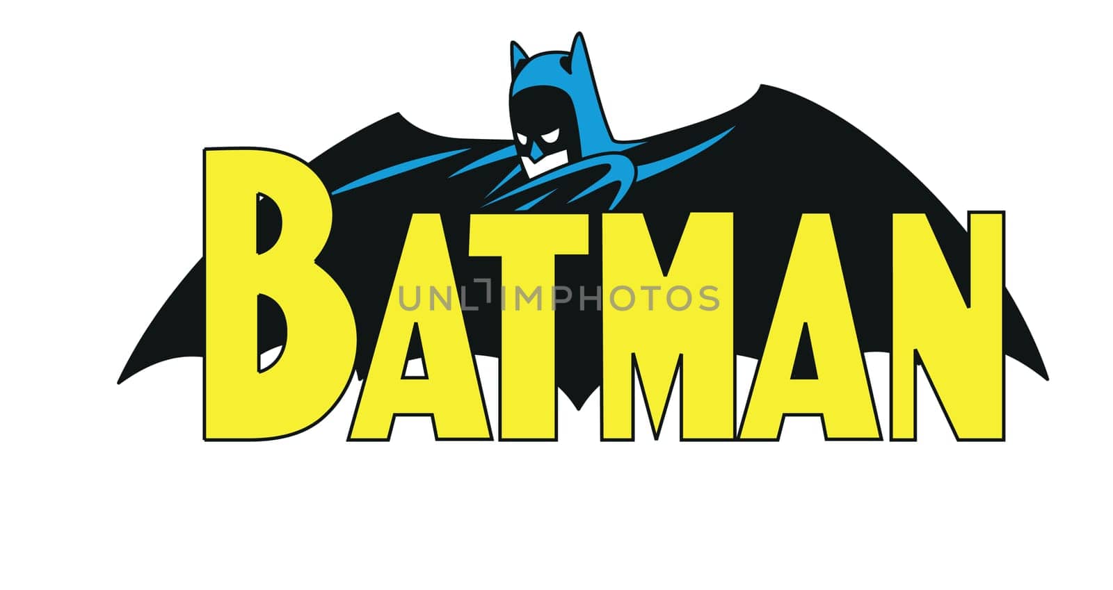 batman comic logo illustration