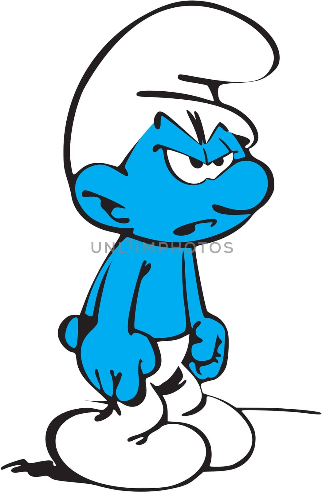 smurf comics cartoon illustration