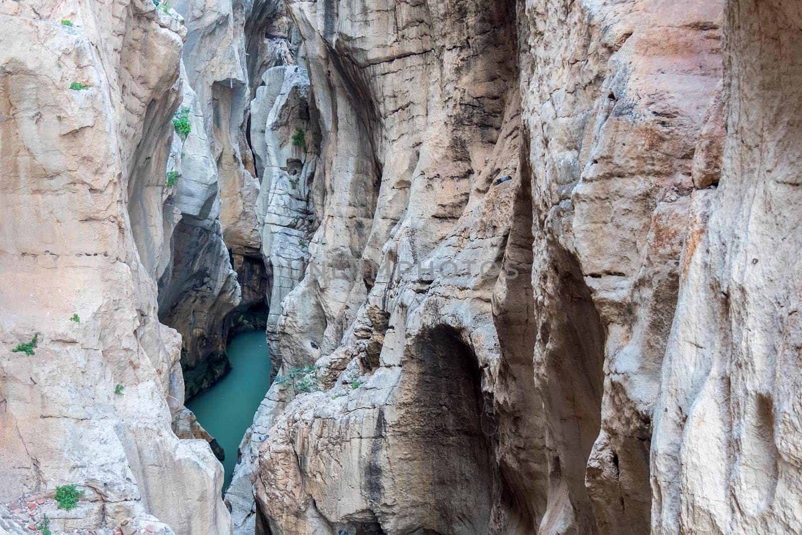 'El Caminito del Rey' (King's Little Path), World's Most Dangerous Footpath reopened in May 2015. Ardales (Malaga), Spain.