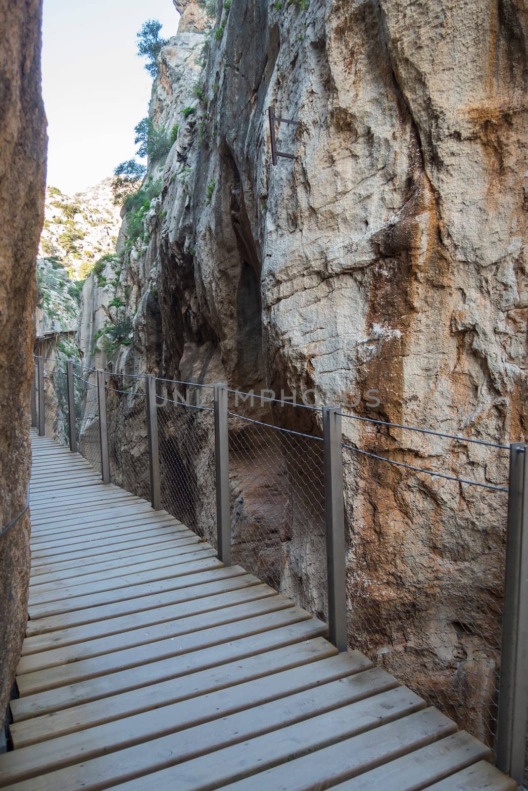'El Caminito del Rey' (King's Little Path), World's Most Dangerous Footpath reopened in May 2015. Ardales (Malaga), Spain.