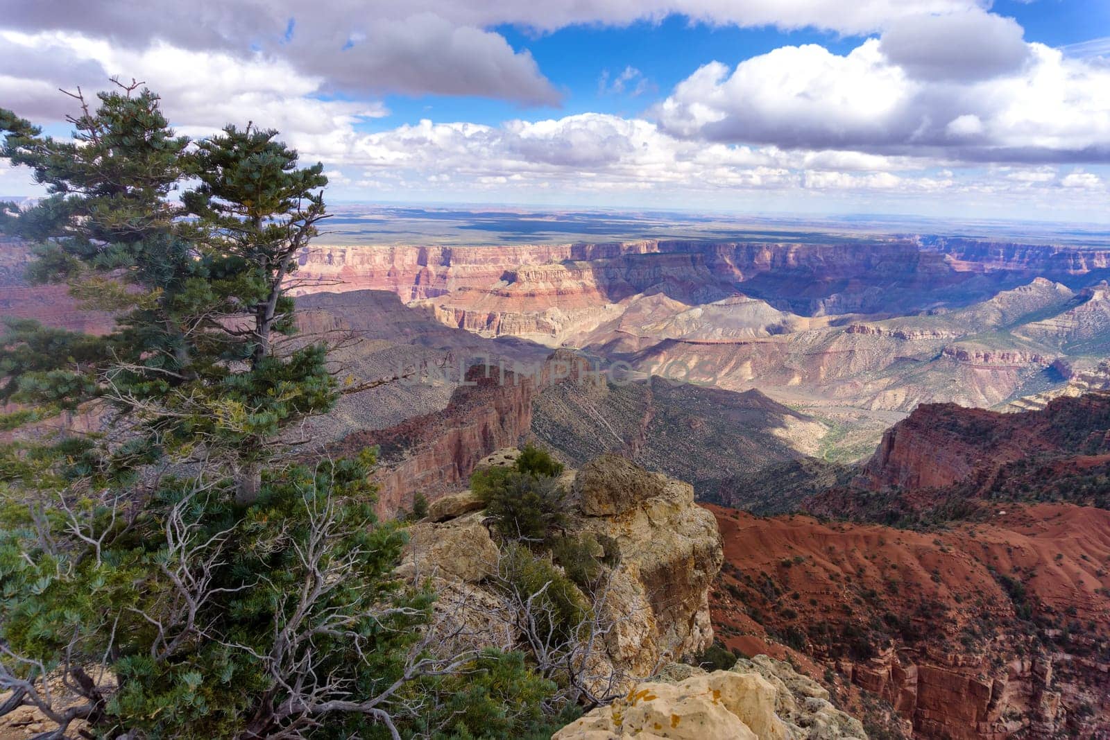 Stunning view from the North Rim of Grand Canyon National Park