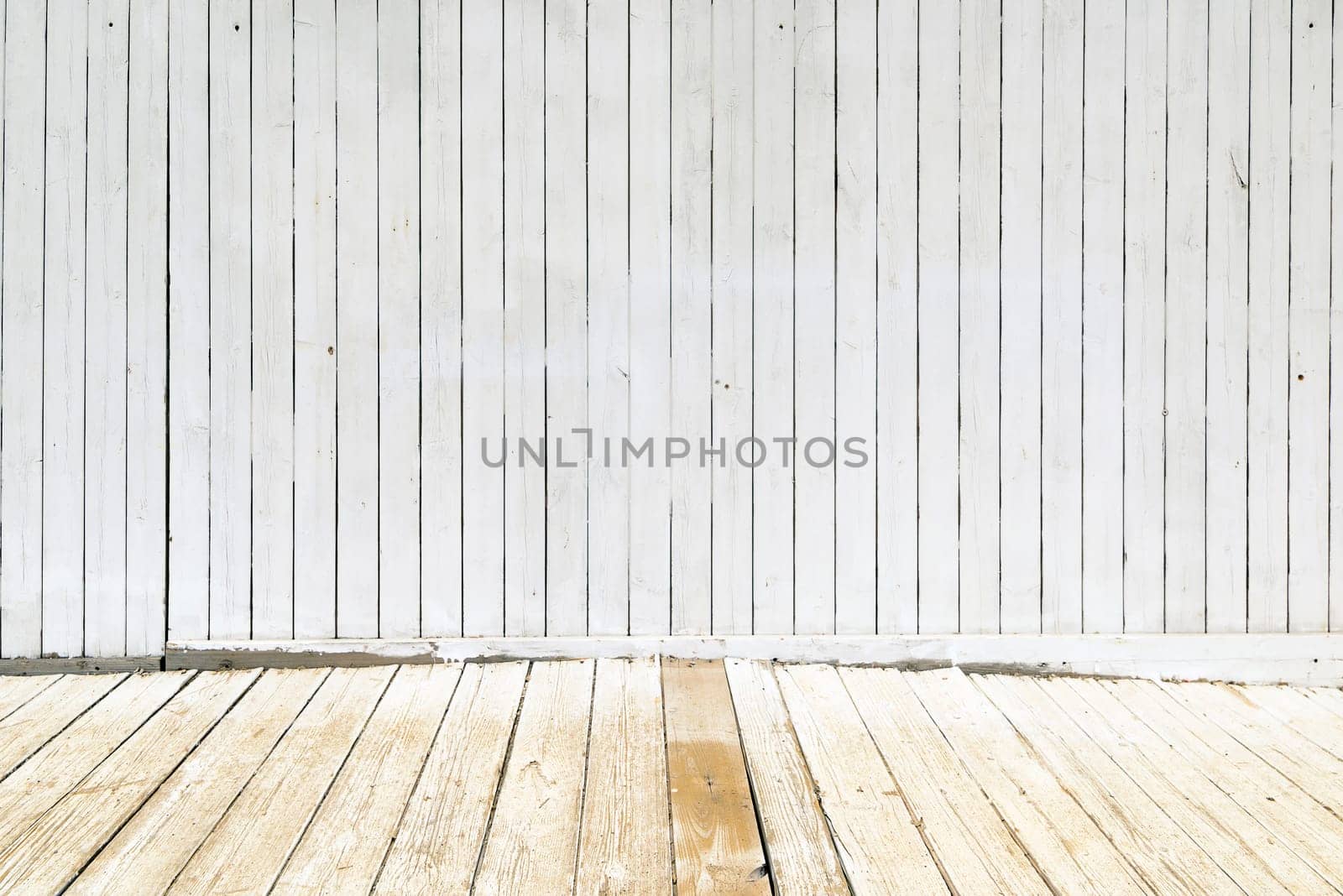 Painted wooden panels of white. Background photo texture