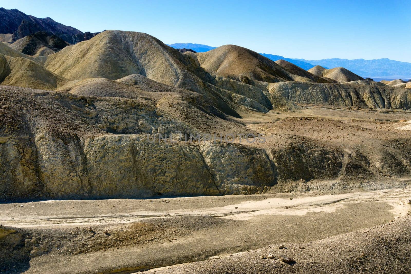 Twenty Mule Team Canyon in Death Valley National Park in California