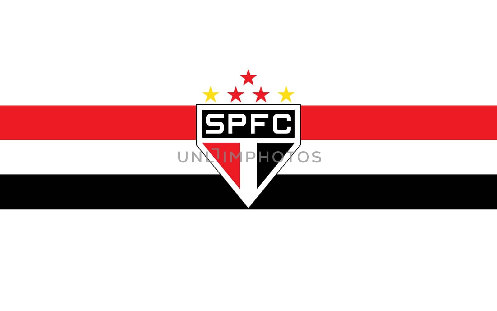football club illustration sao paulo brasil