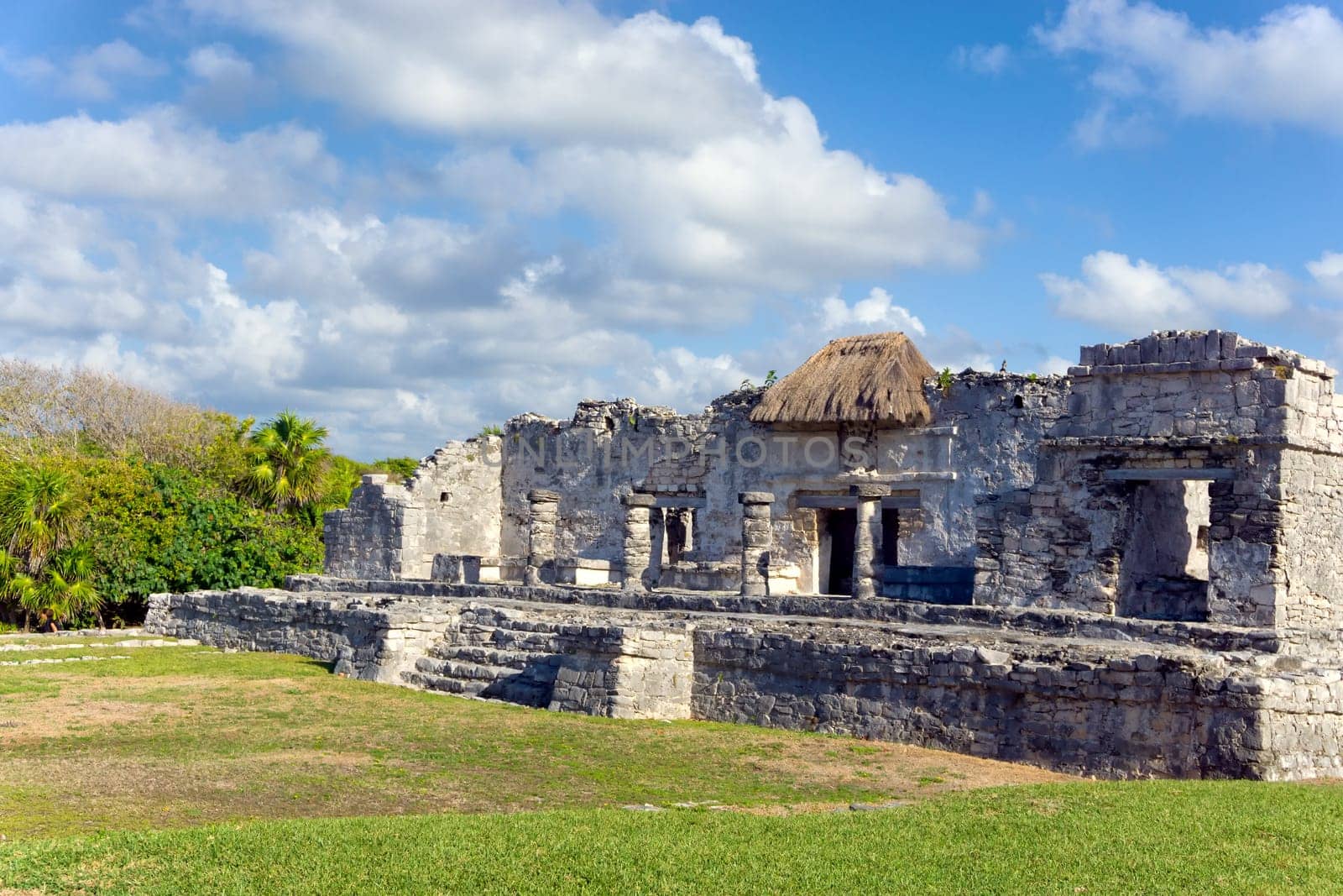Ancient Mayan ruins in Tulum, Mexico