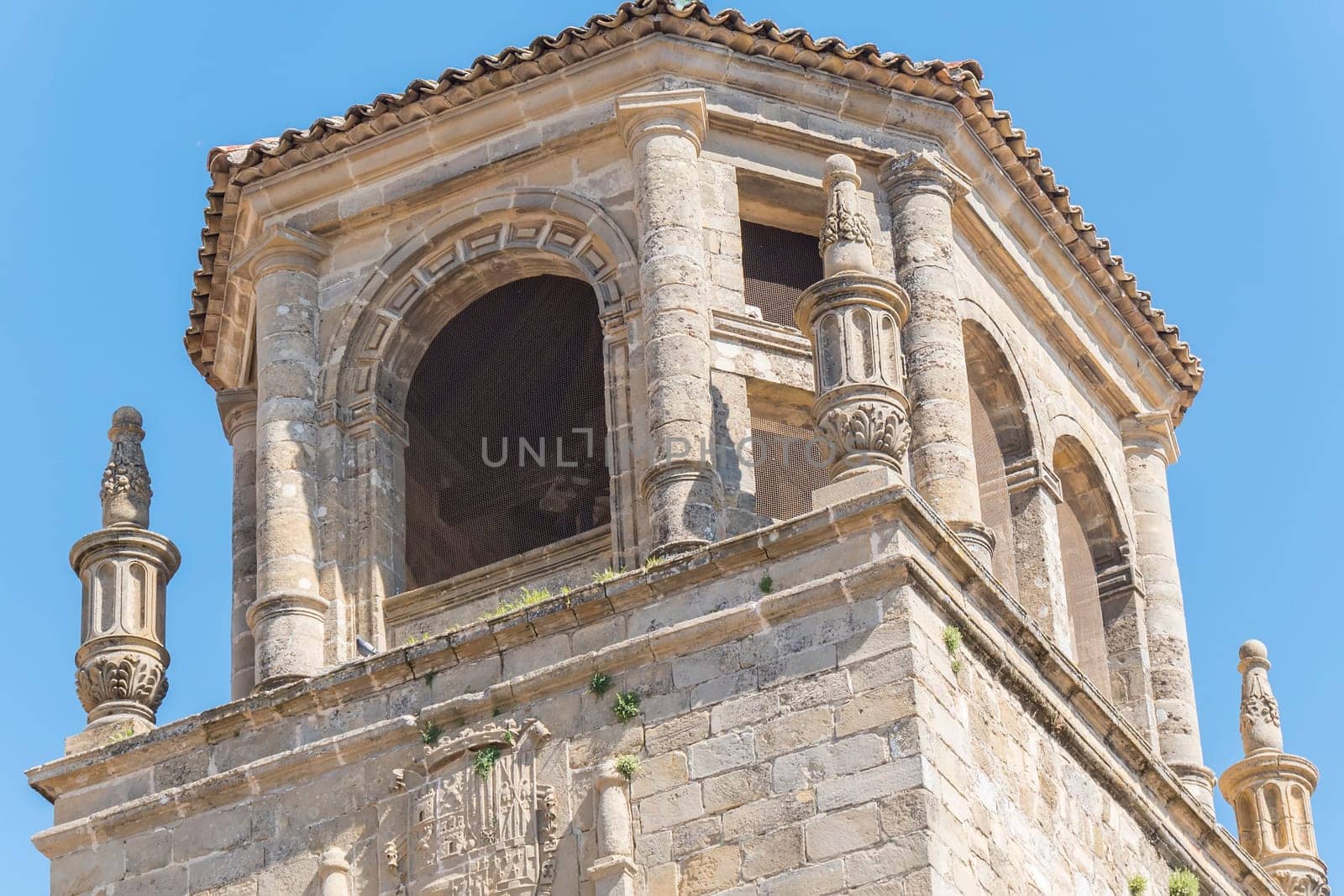 Clock Tower in Andalucia Square, Ubeda, Jaen, Spain