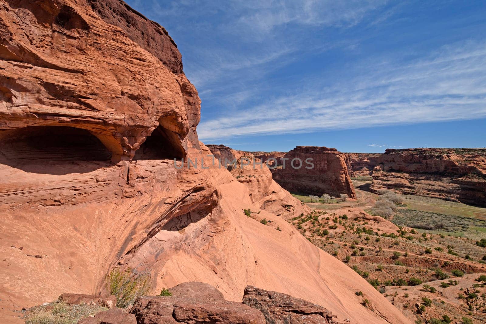 Heading Down into White House Canyon in Canyon de Chelly National Monument in Arizona