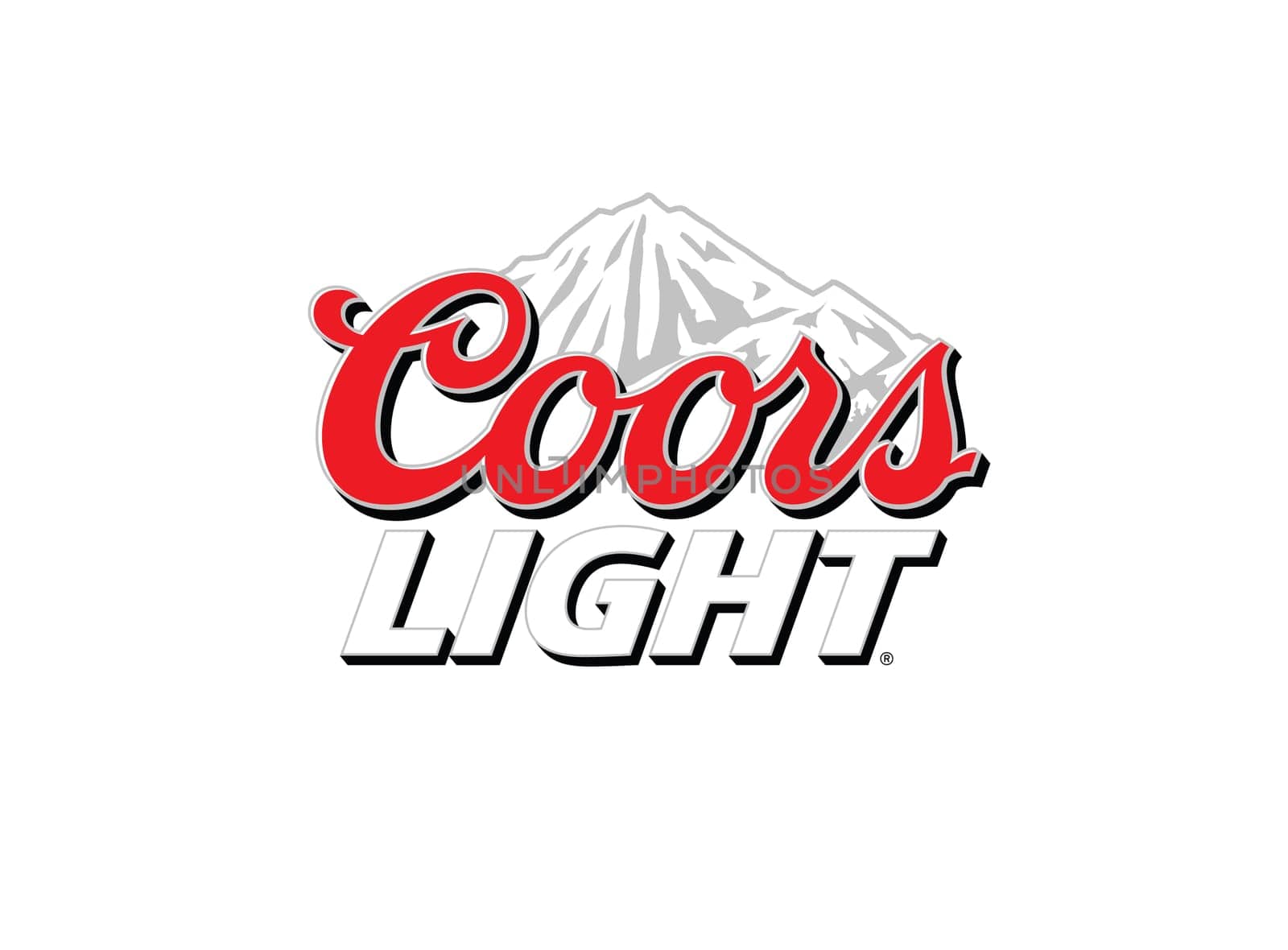 coors light beer illustration