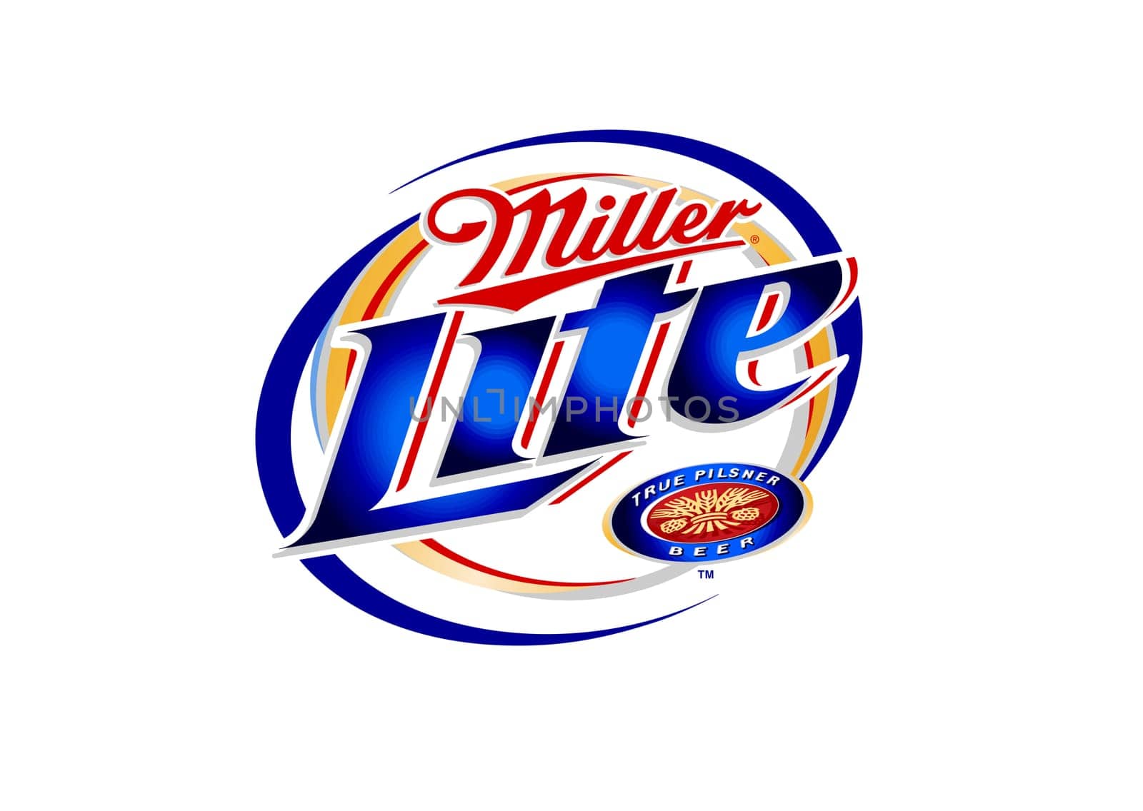 miller lite beer illustration