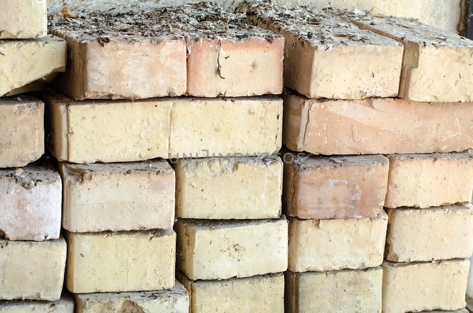 Pile of old bricks