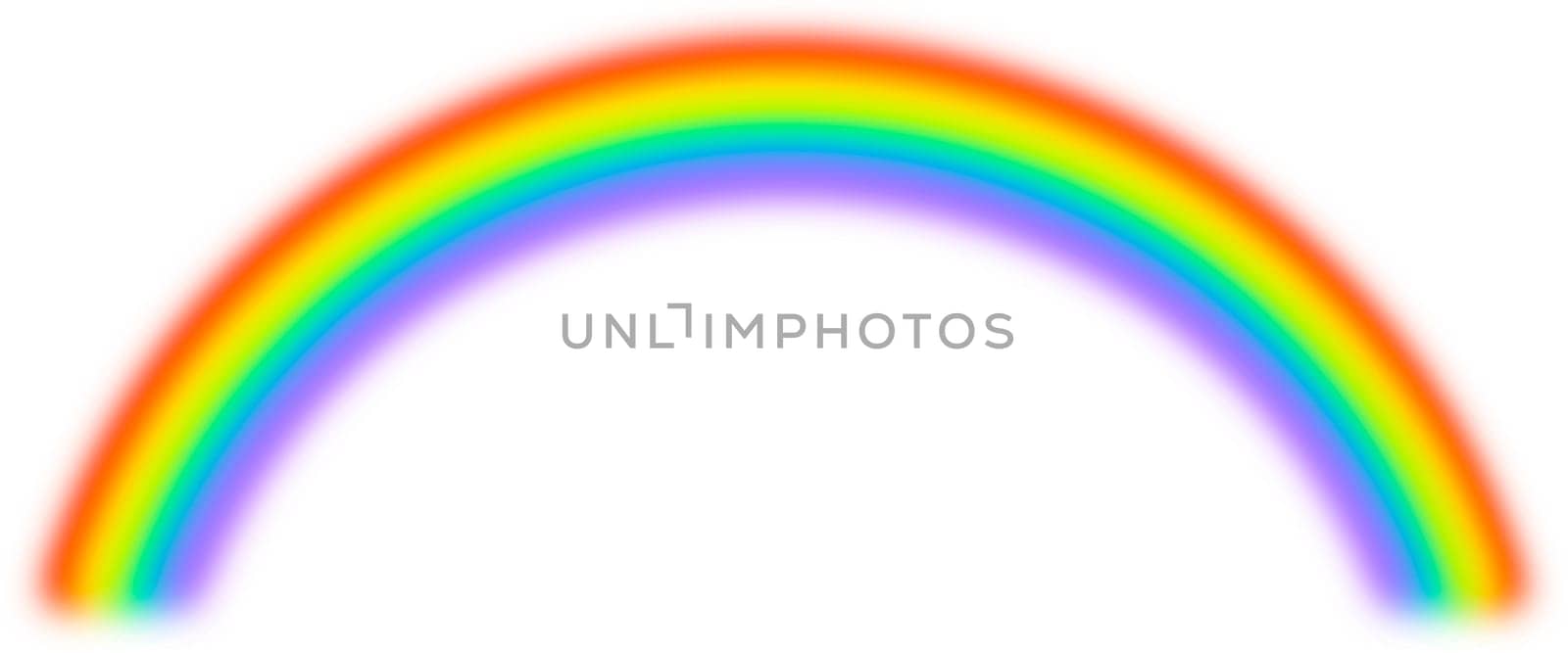 rainbow colors abstract exposed sign white concept