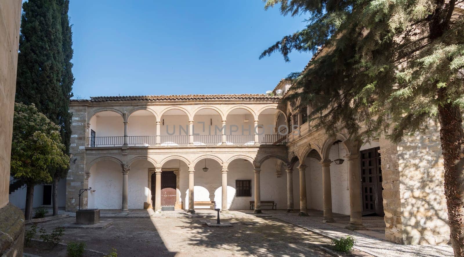 Savior Chapel (El Salvador) Courtiyard, Ubeda, Jaen, Spain