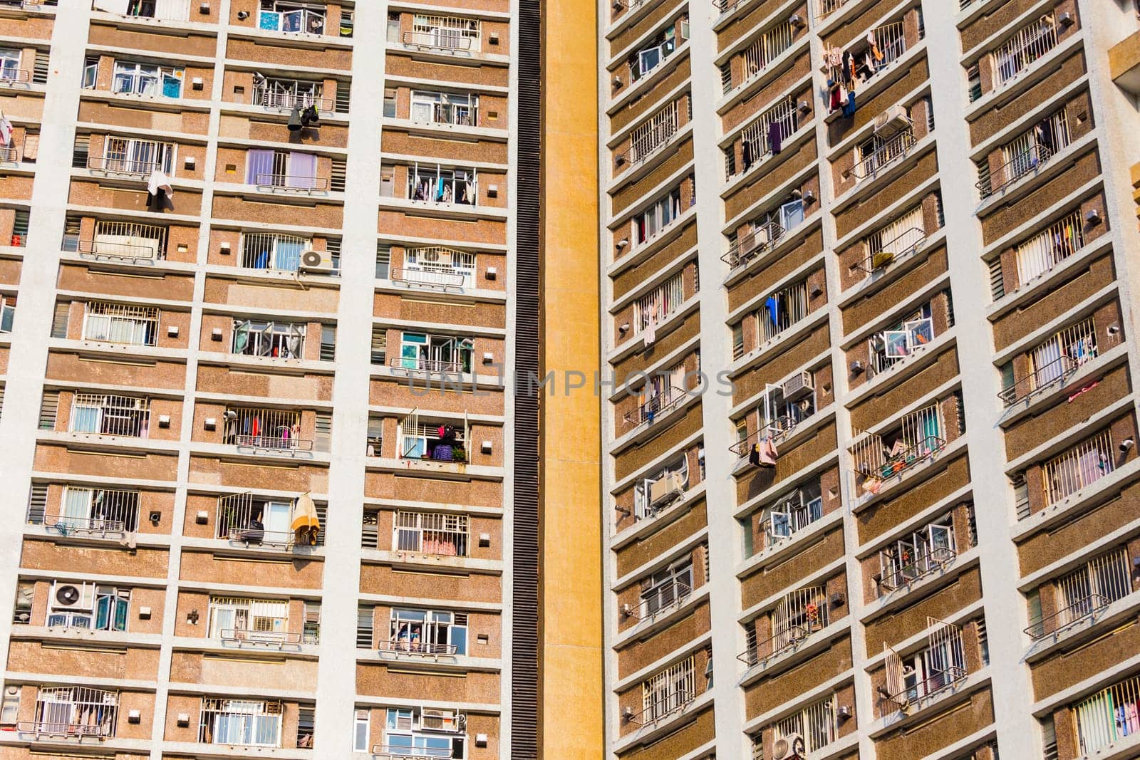 hong kong public estate at day