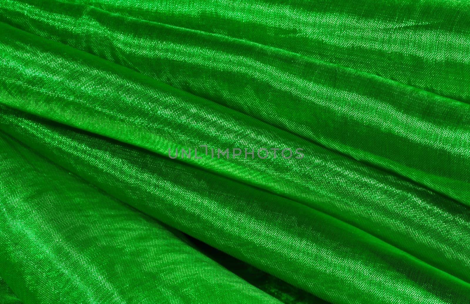 green fabric