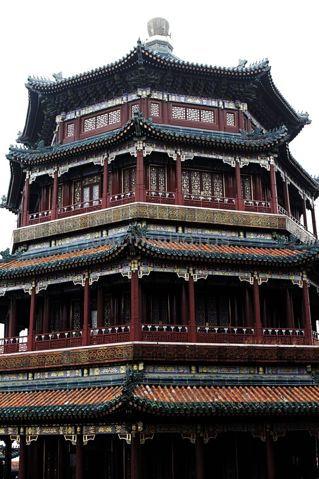 summer palace tower pagoda Beijing