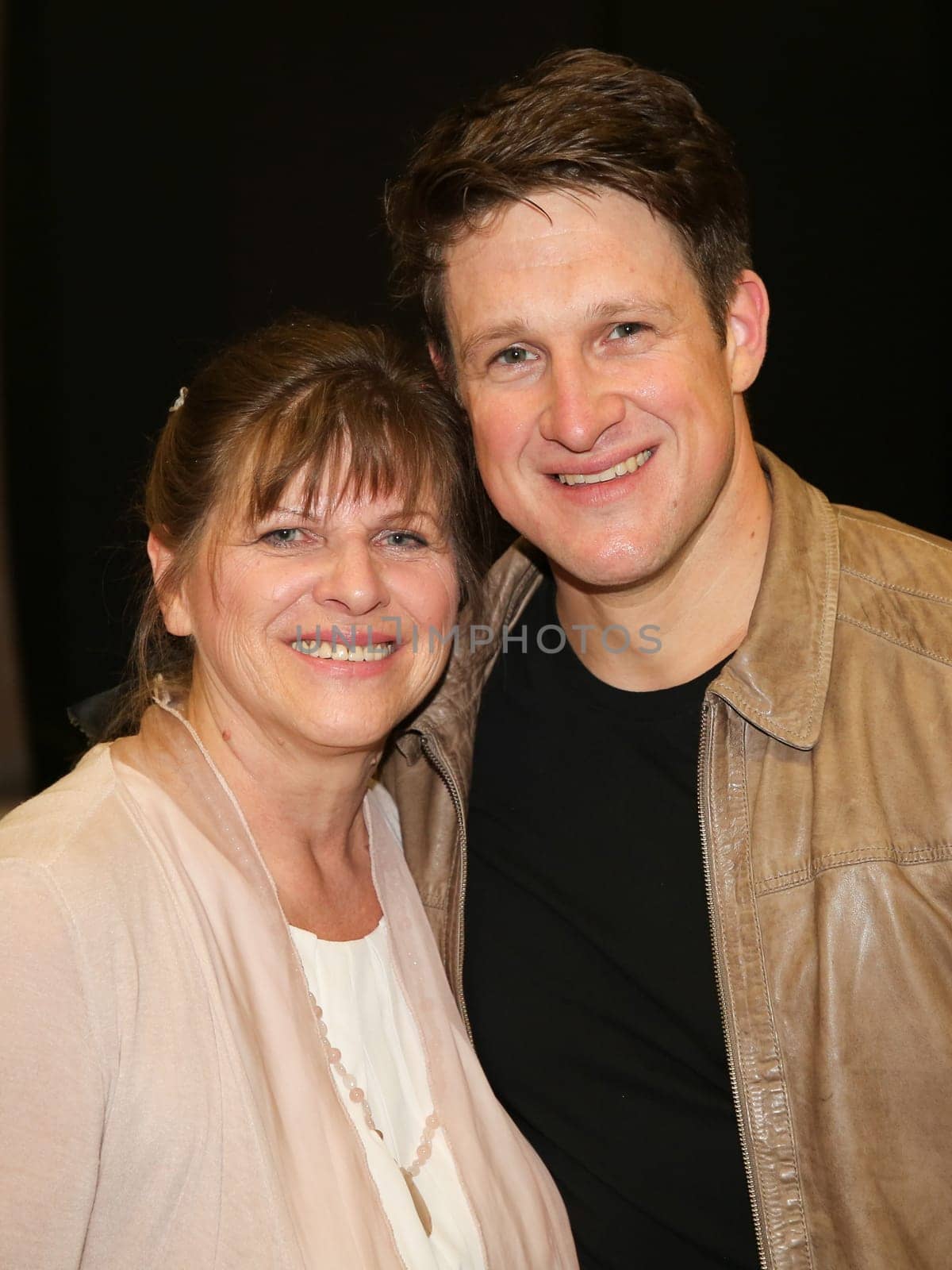 Matthias Steiner with his mother Michaela during the MDR Mother's Day show with Stefanie Hertel - Broadcast on May 13,2017