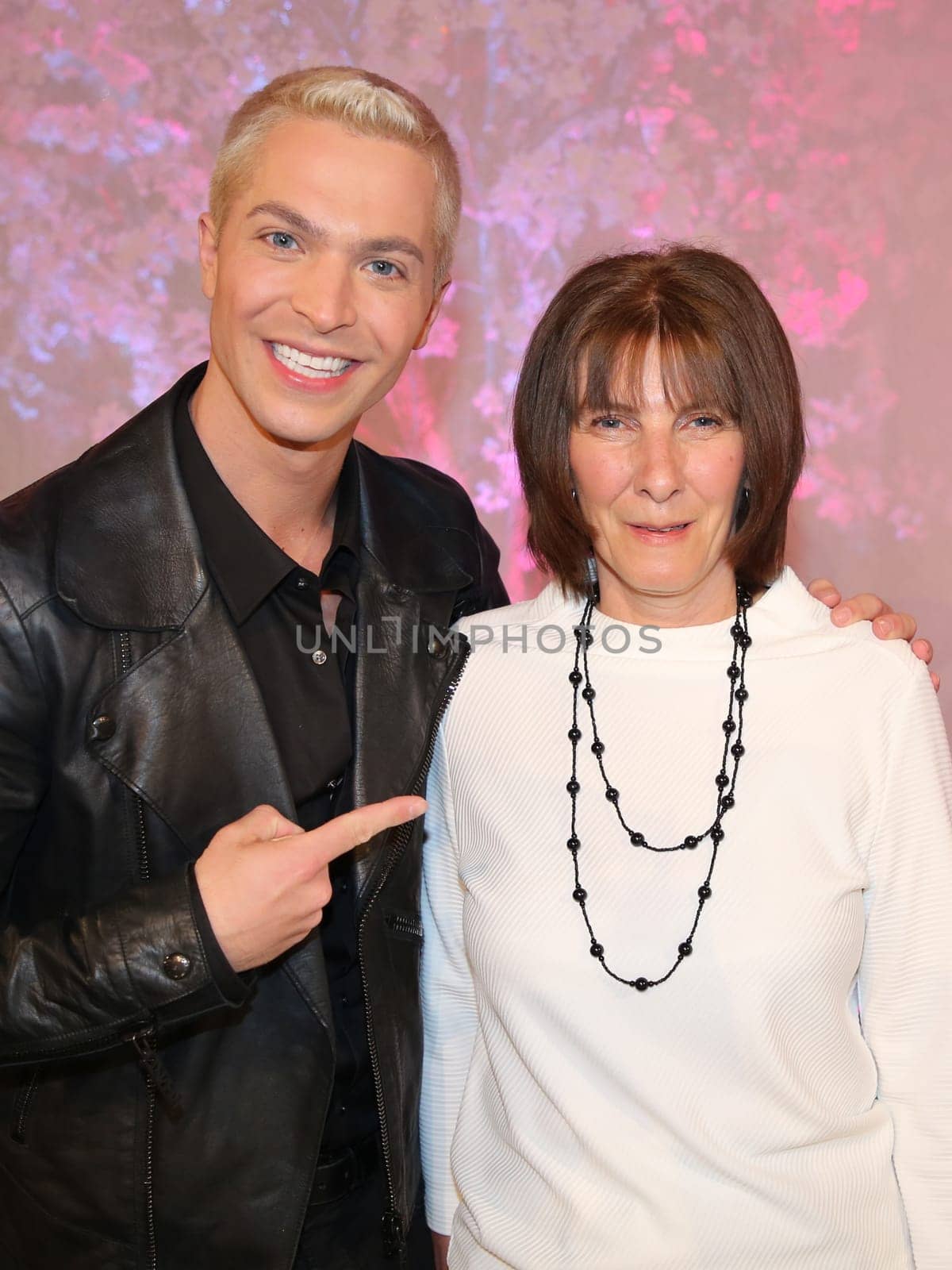Julian David with his mother Ursula during the MDR Mother's Day show with Stefanie Hertel - Broadcast on May 13,2017