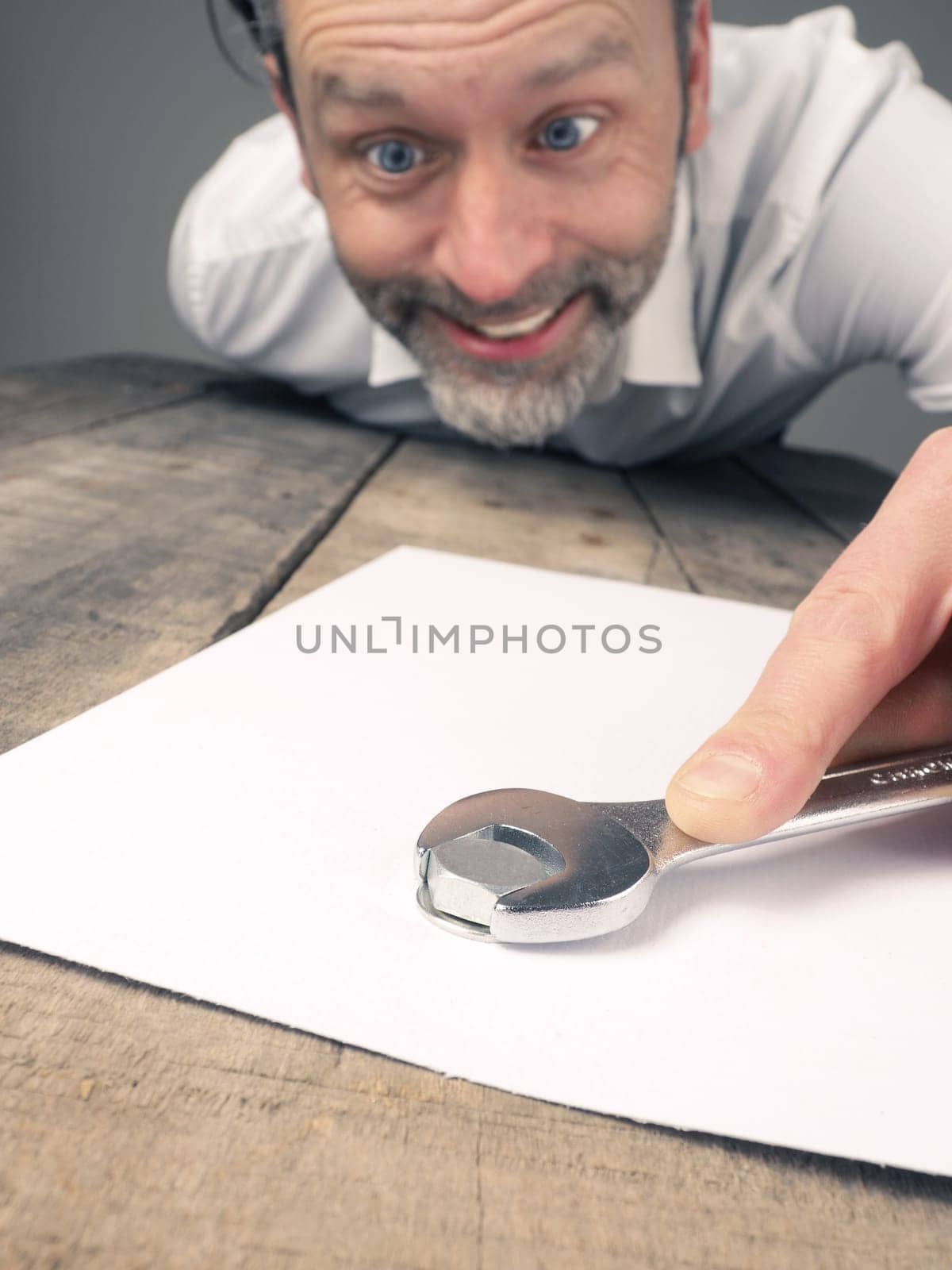 Business concept image with a concluding contract
