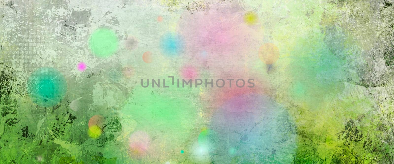 natural lights colorful banner abstract bokeh background pastel