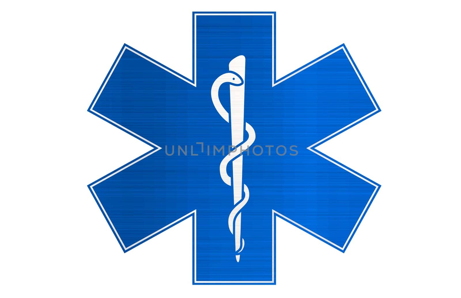 medical snake blue sign