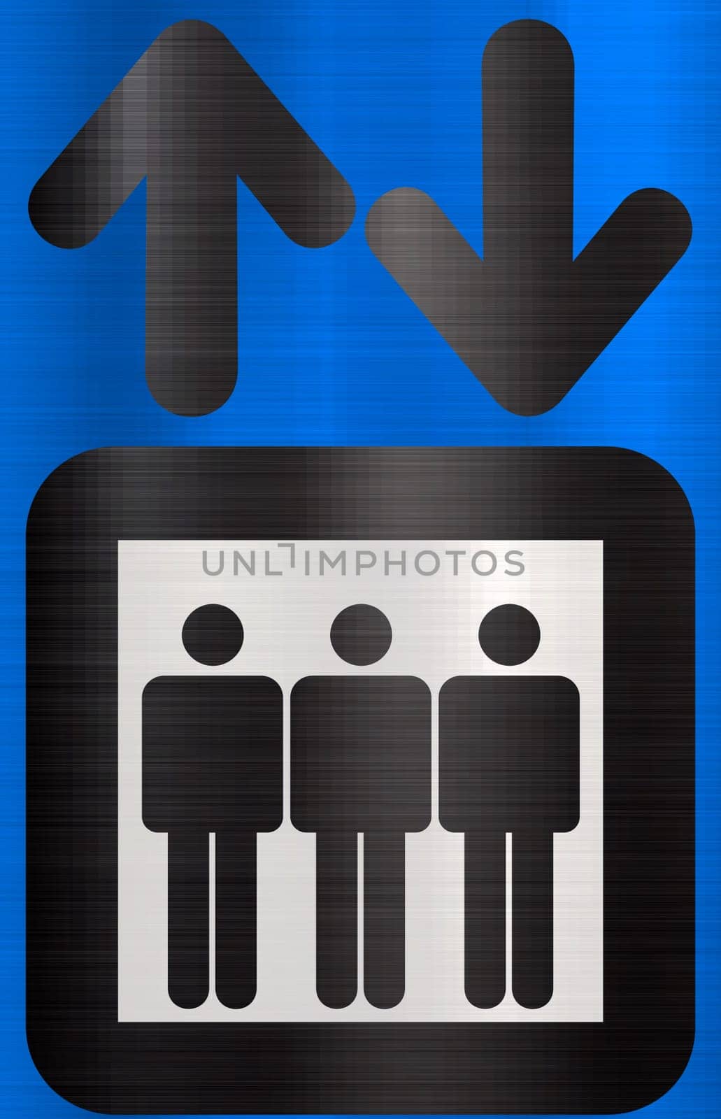 elevator sign up down