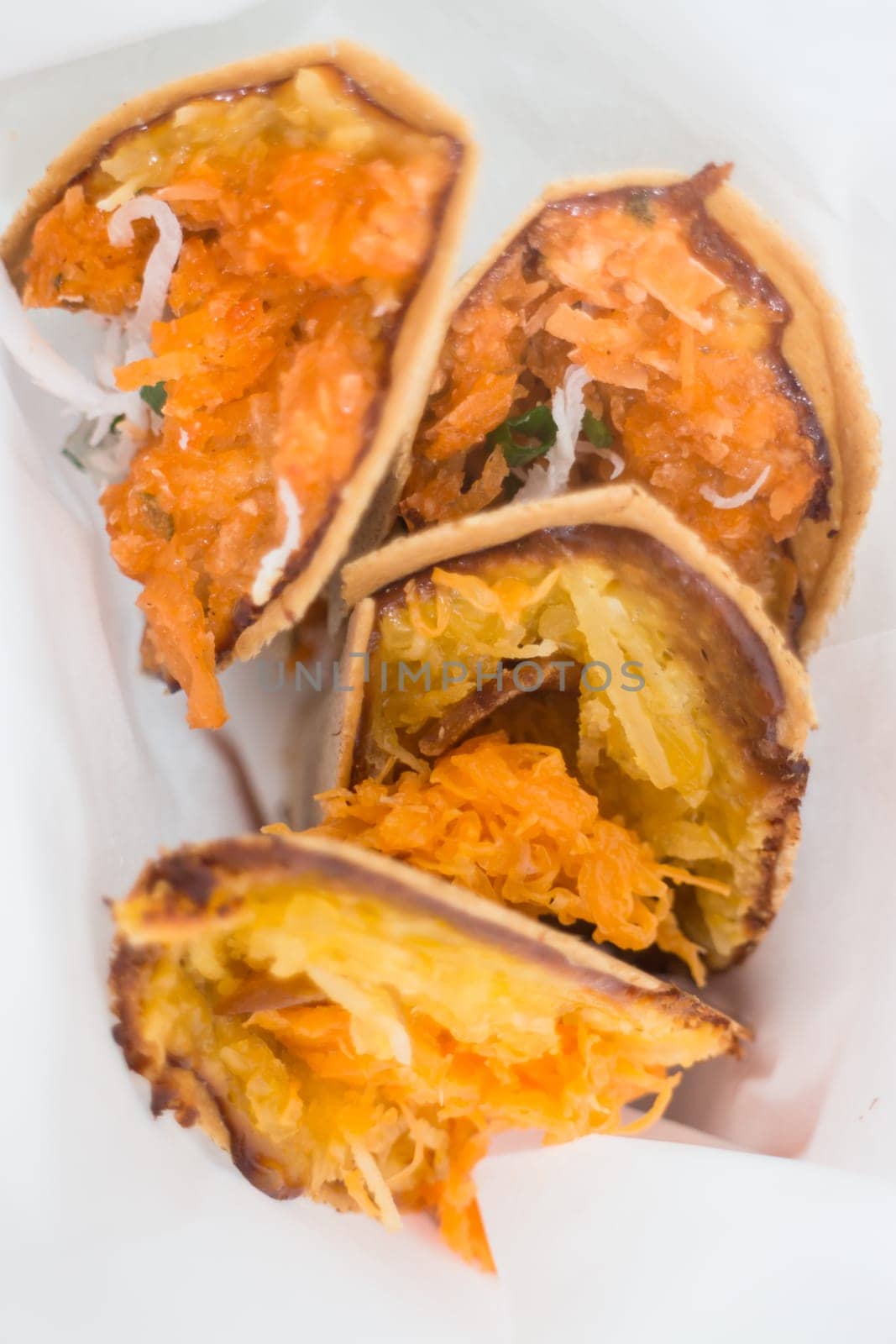 Fresh Bake Delicious Thai Pancake, stock photo