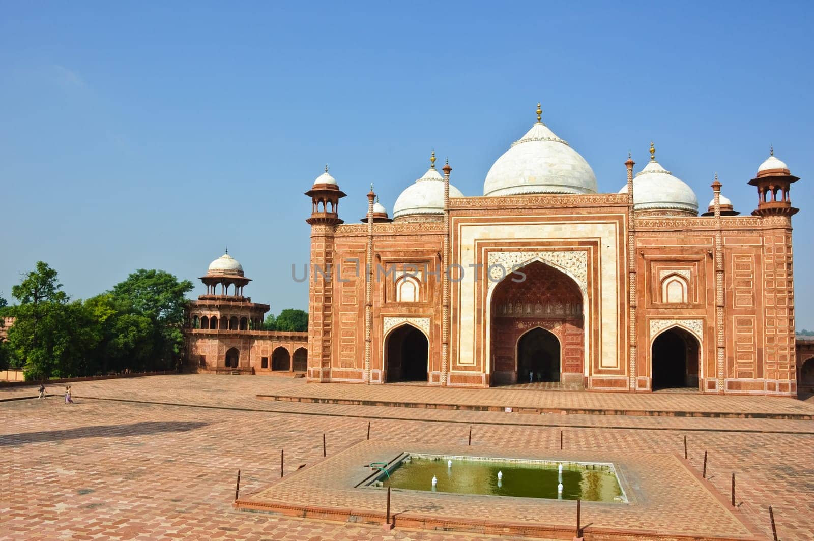 The Mosque in Taj Mahal, India