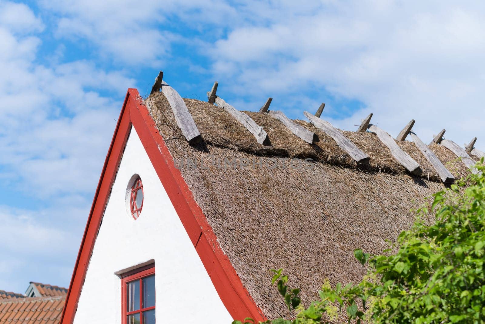 typical houses in the old fishermen's village of Kikhavn, in the northern part of Sealand