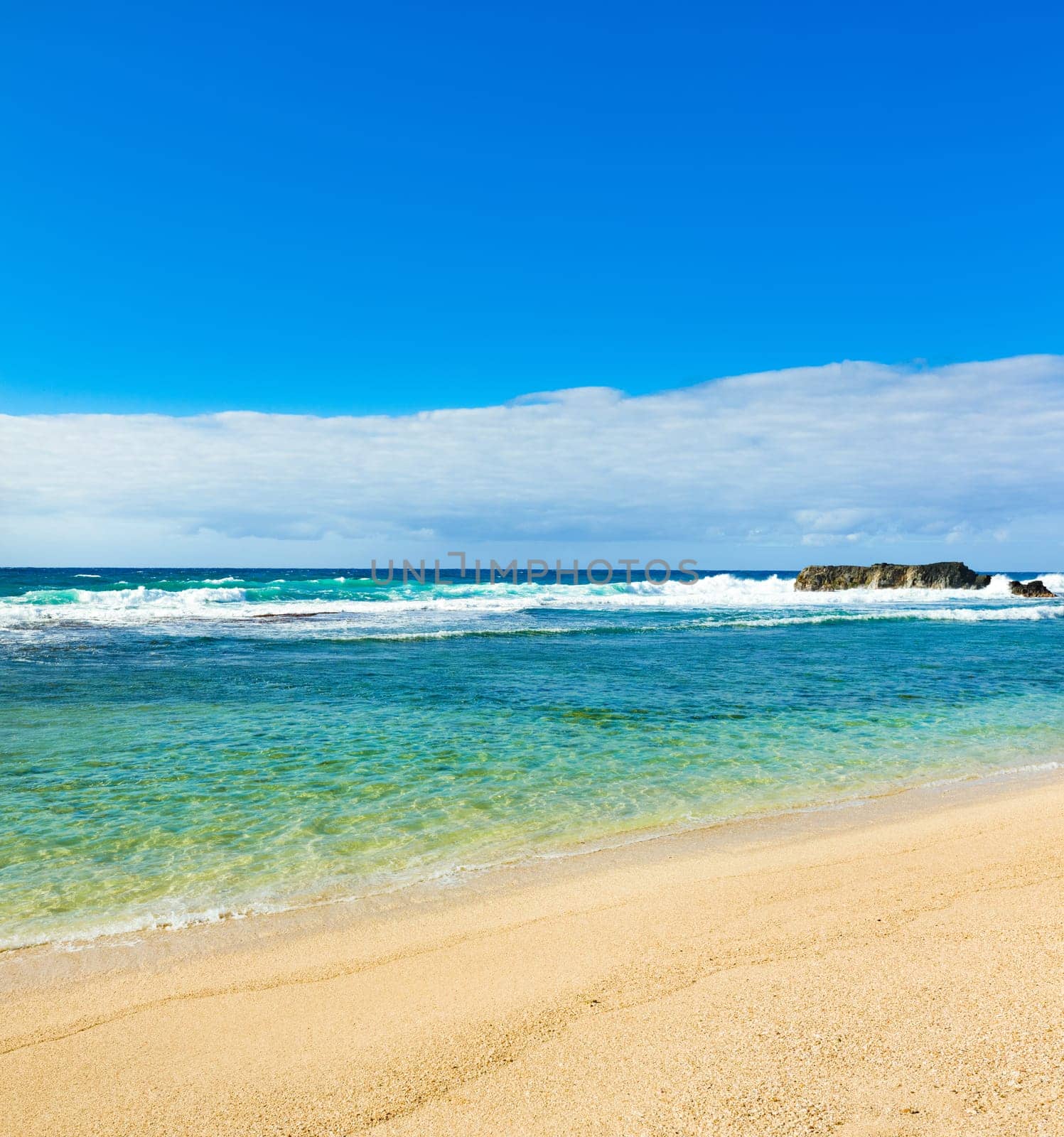 Amazing Gris-Gris beach at day time. Mauritius.