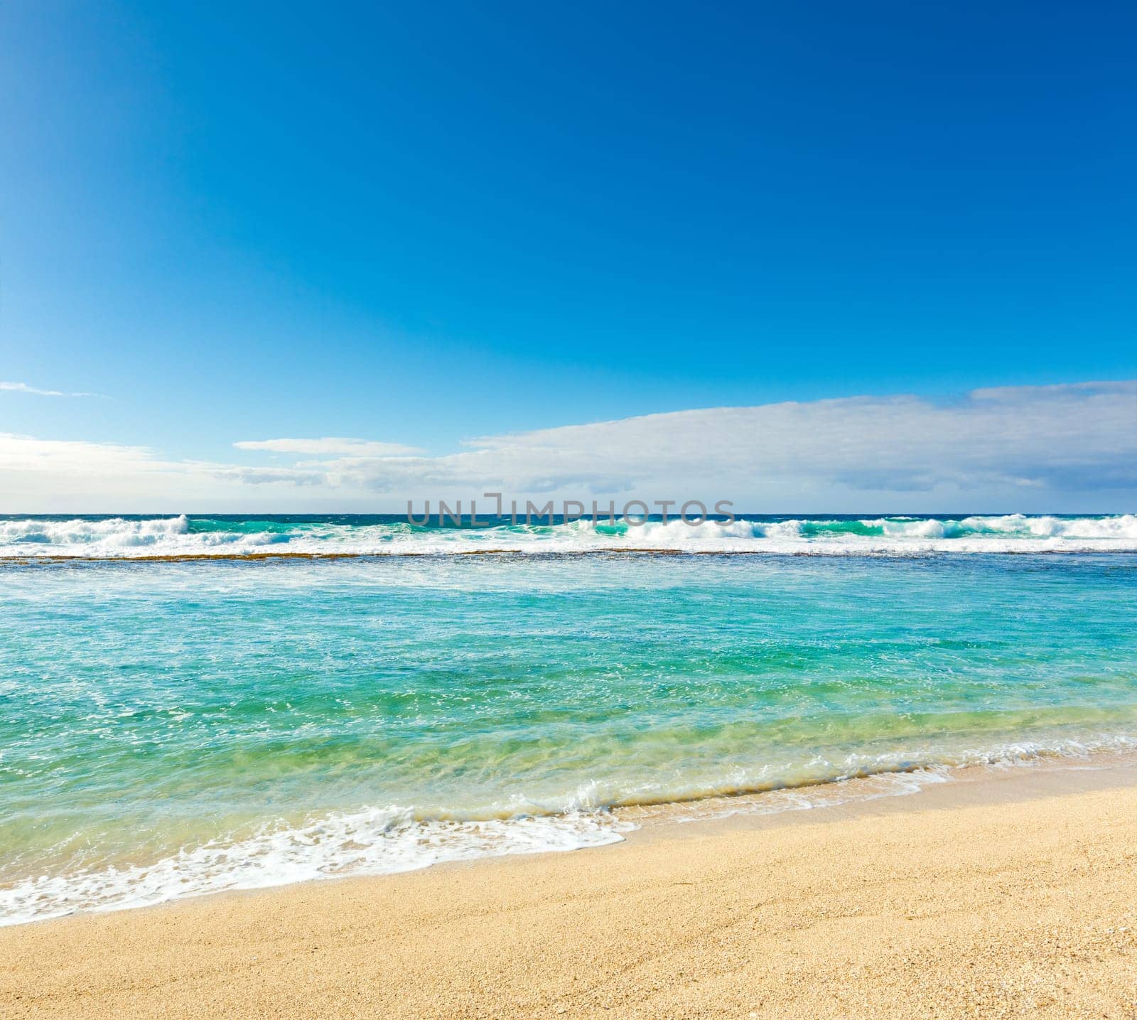 Amazing Gris-Gris beach at day time. Mauritius.