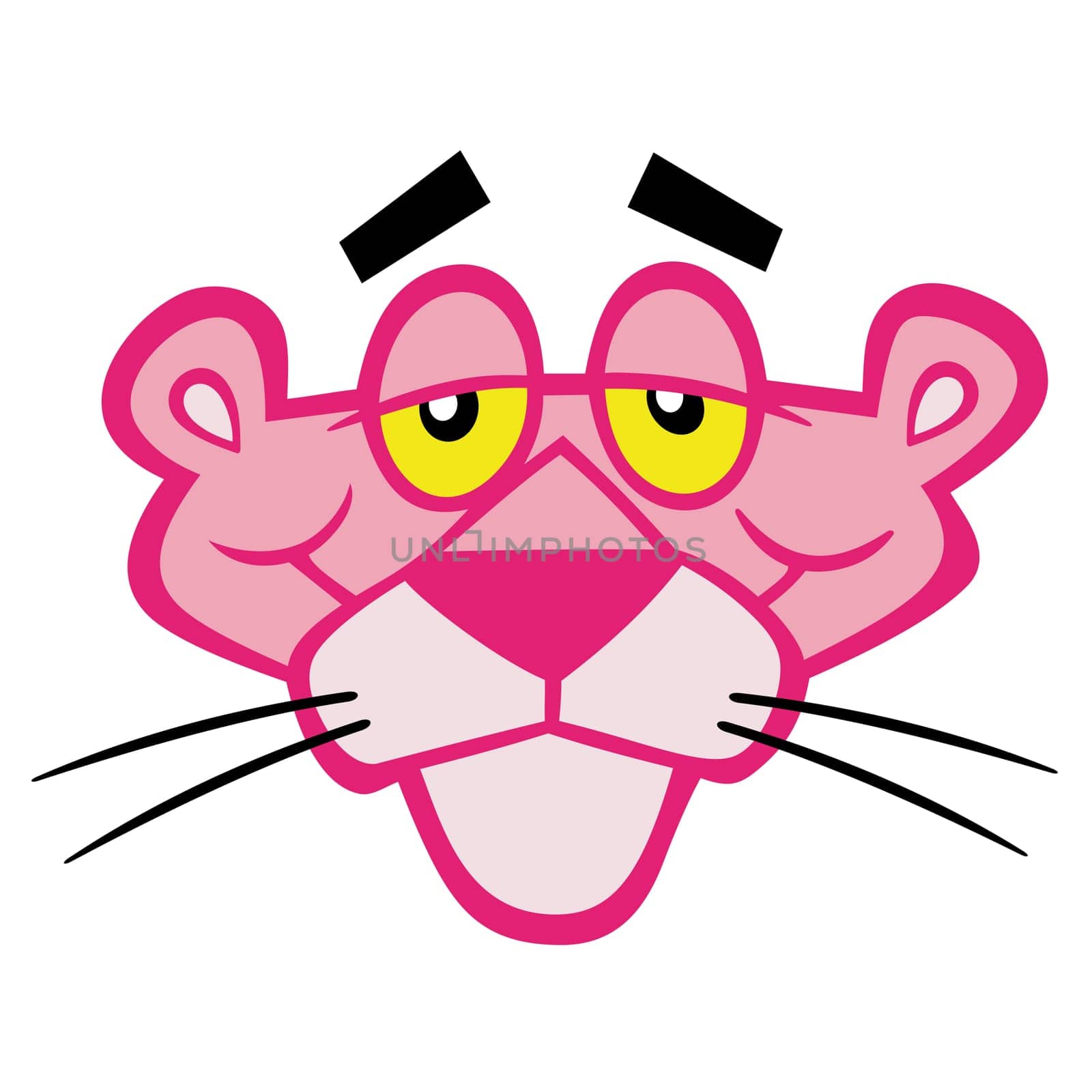 Pink Panther illustration comedy
