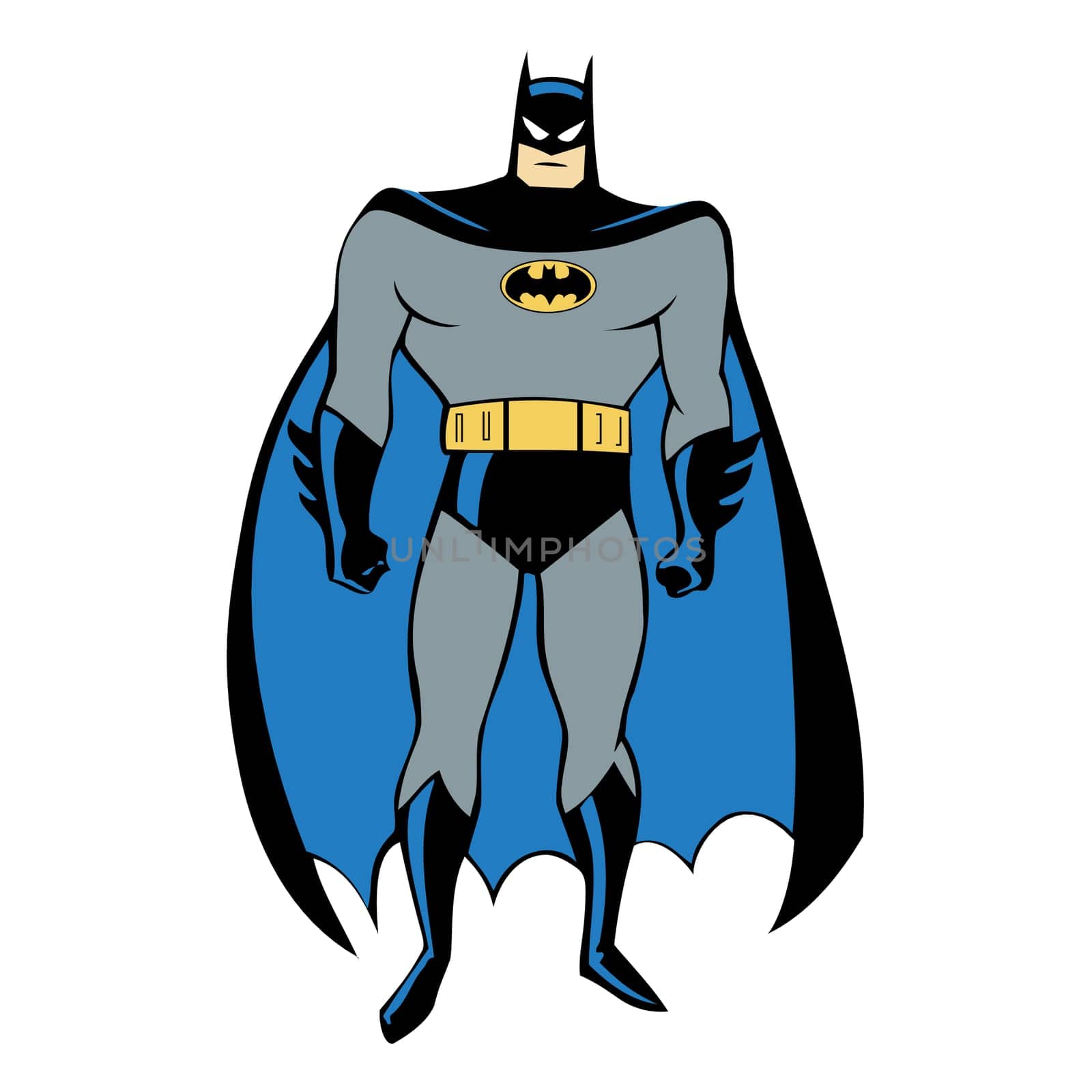 Batman retro vintage illustration