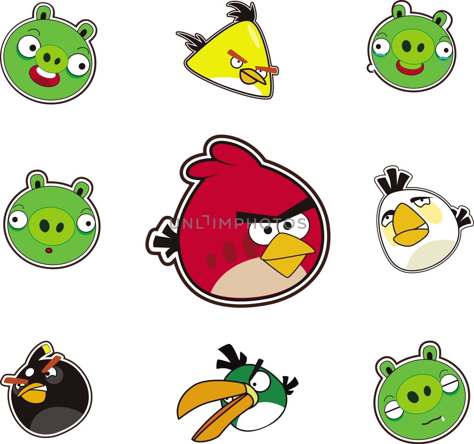 angry birds illustraton game