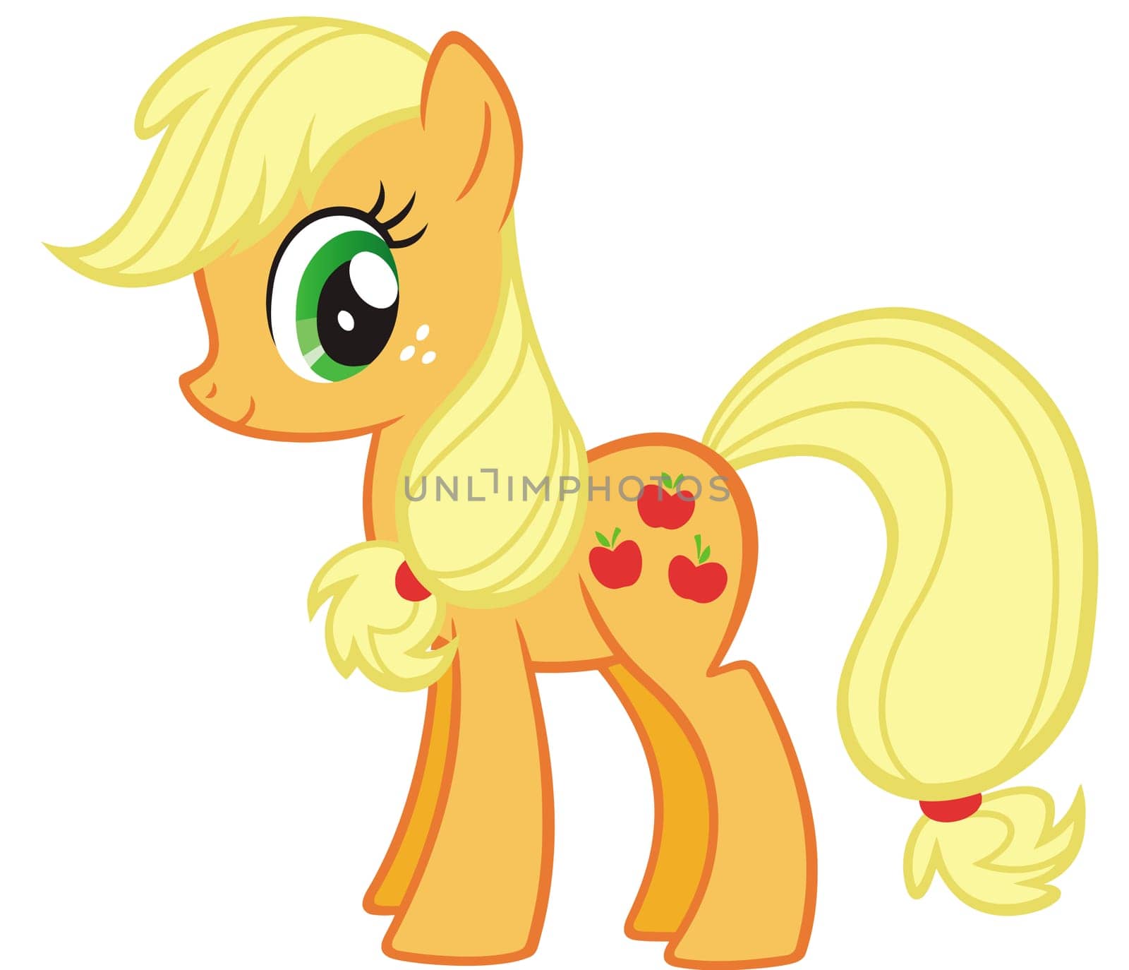 AppleJack pony illustration kids