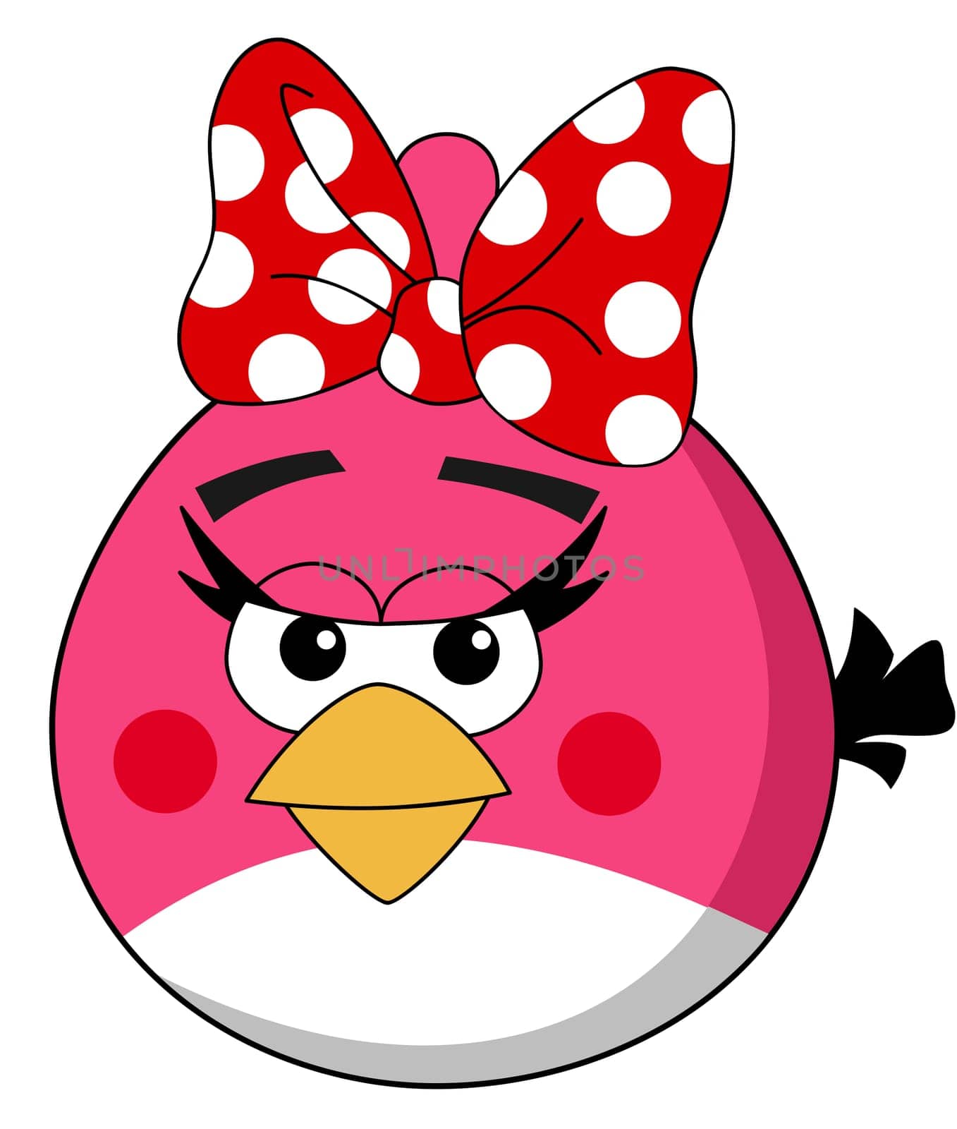 honey bird lady angry birds illustration