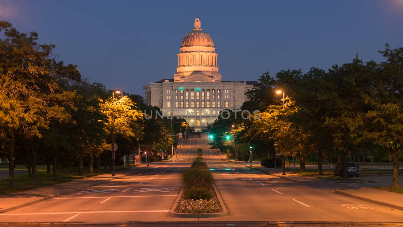 West Main Street leads right to the Capital in Jefferson City