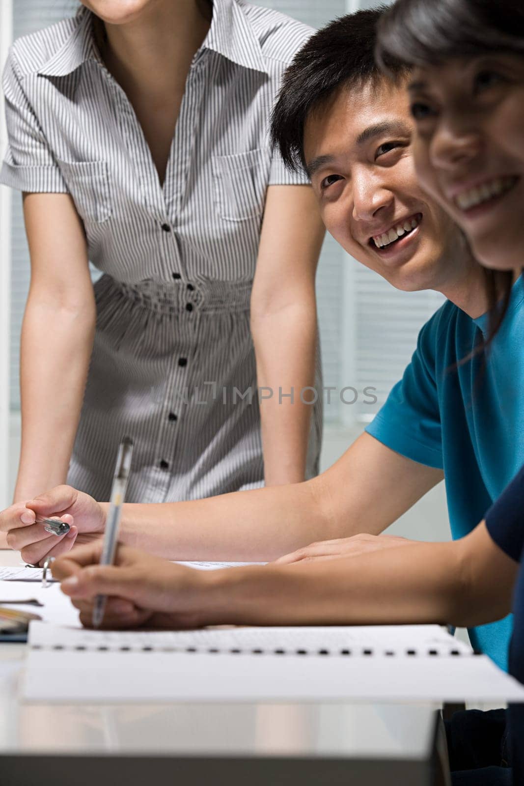 Colleagues in meeting
