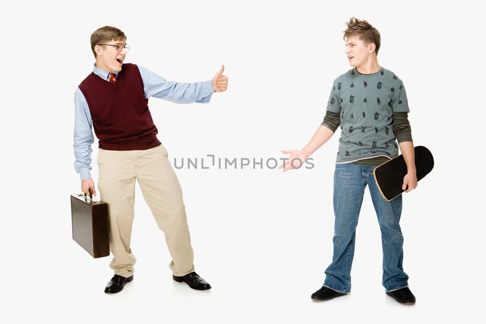 Geek and skater