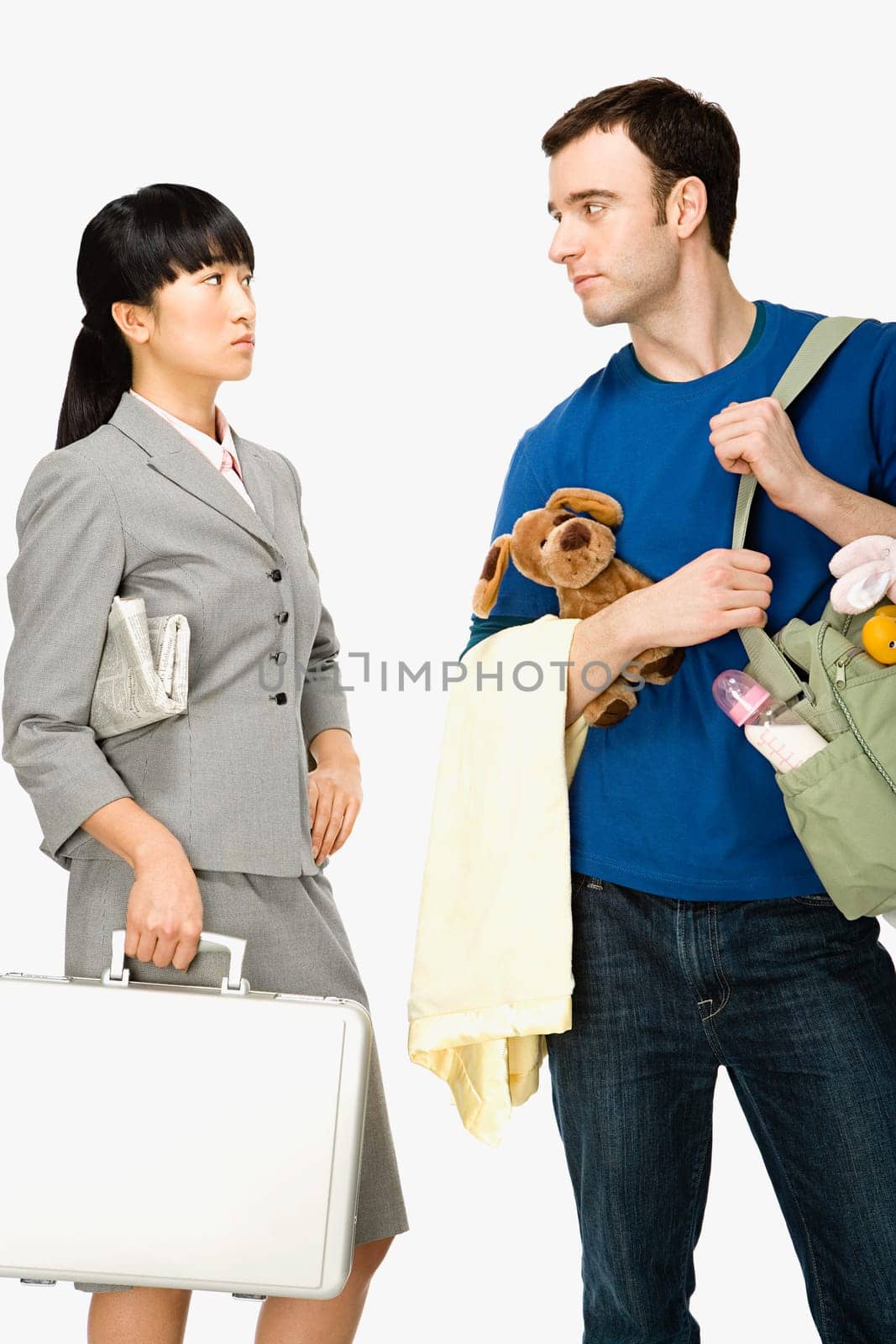 Businesswoman and husband