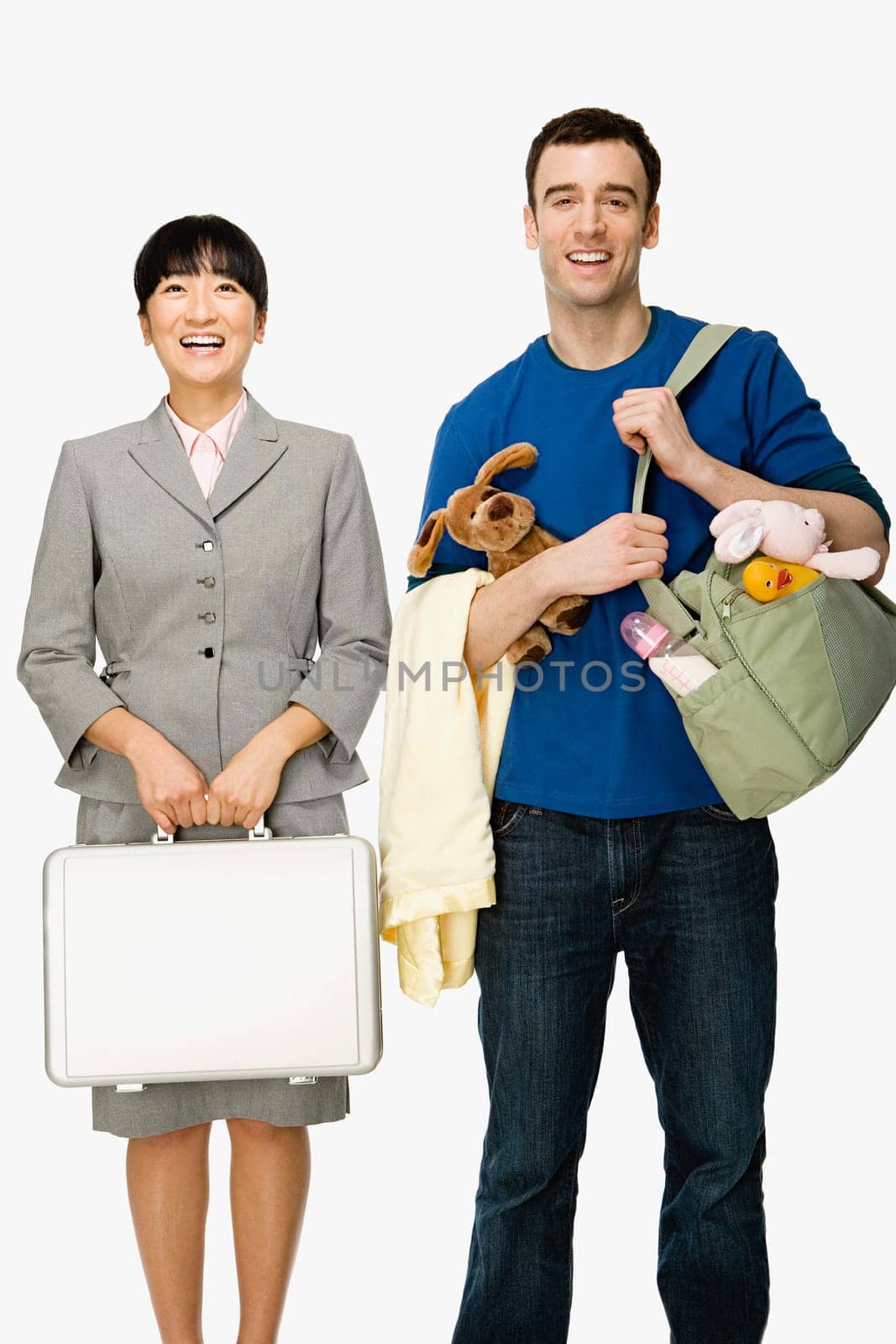Businesswoman and husband