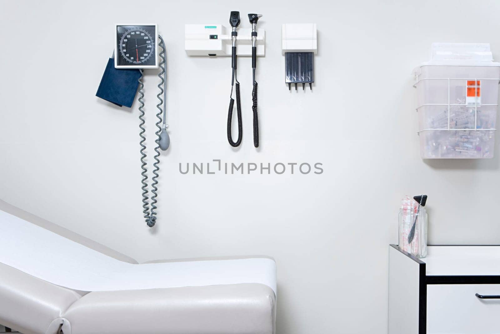 Equipment in a doctors office