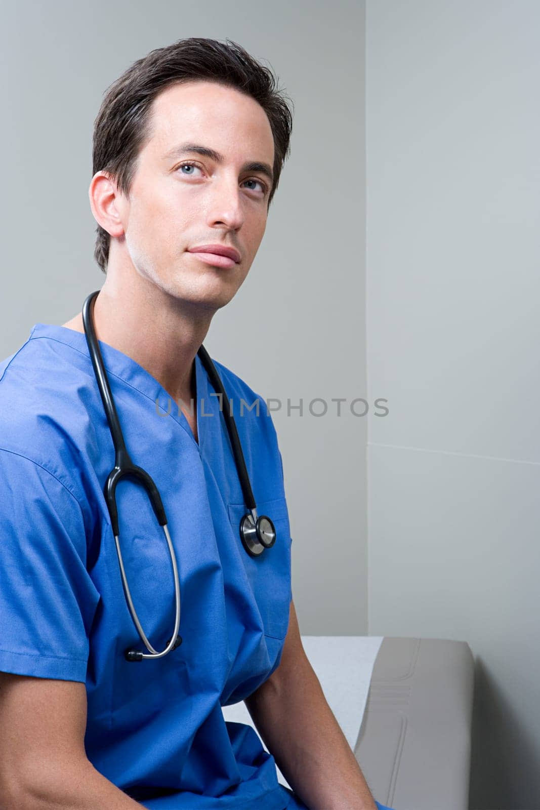 Doctor thinking