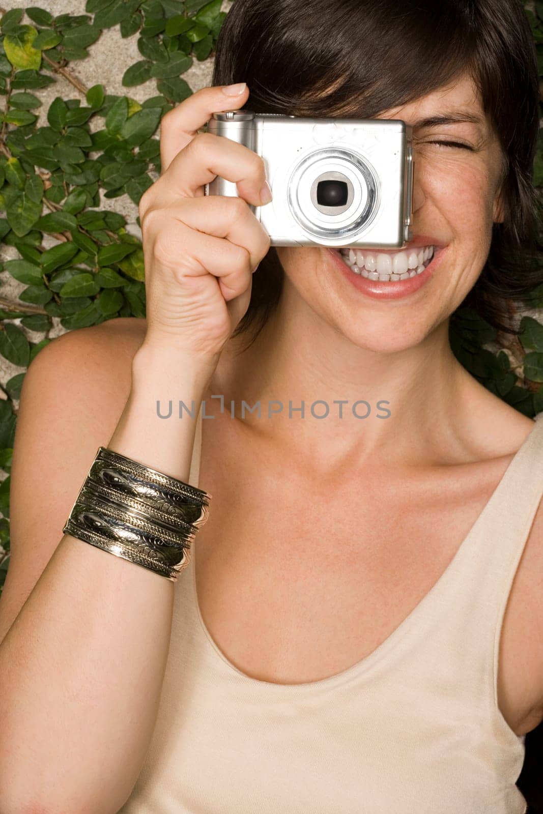 Woman taking a picture