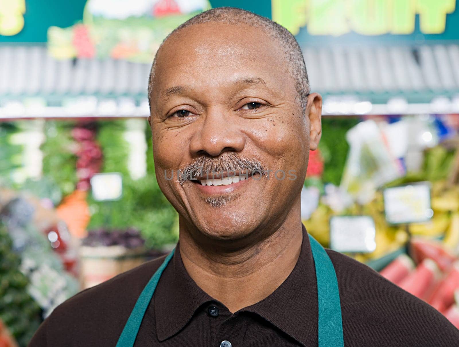 Portrait of a greengrocer