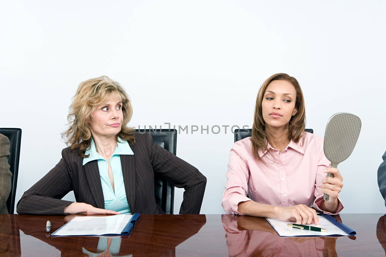 Vain businesswoman