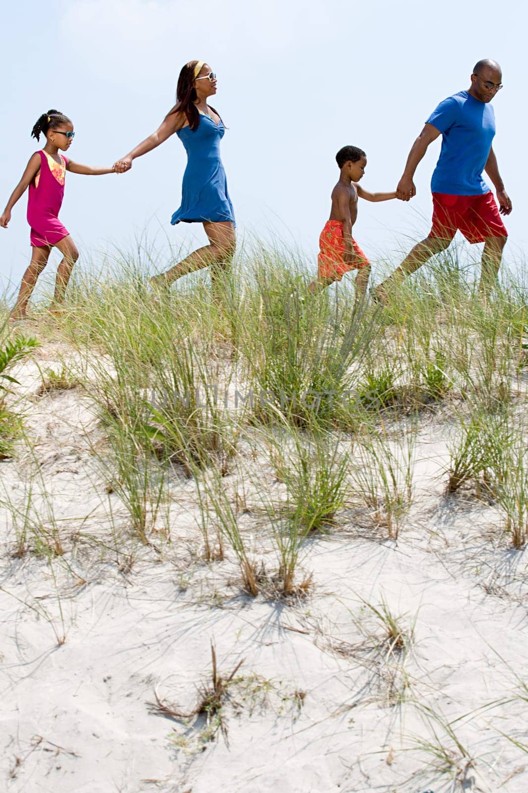 Family walking