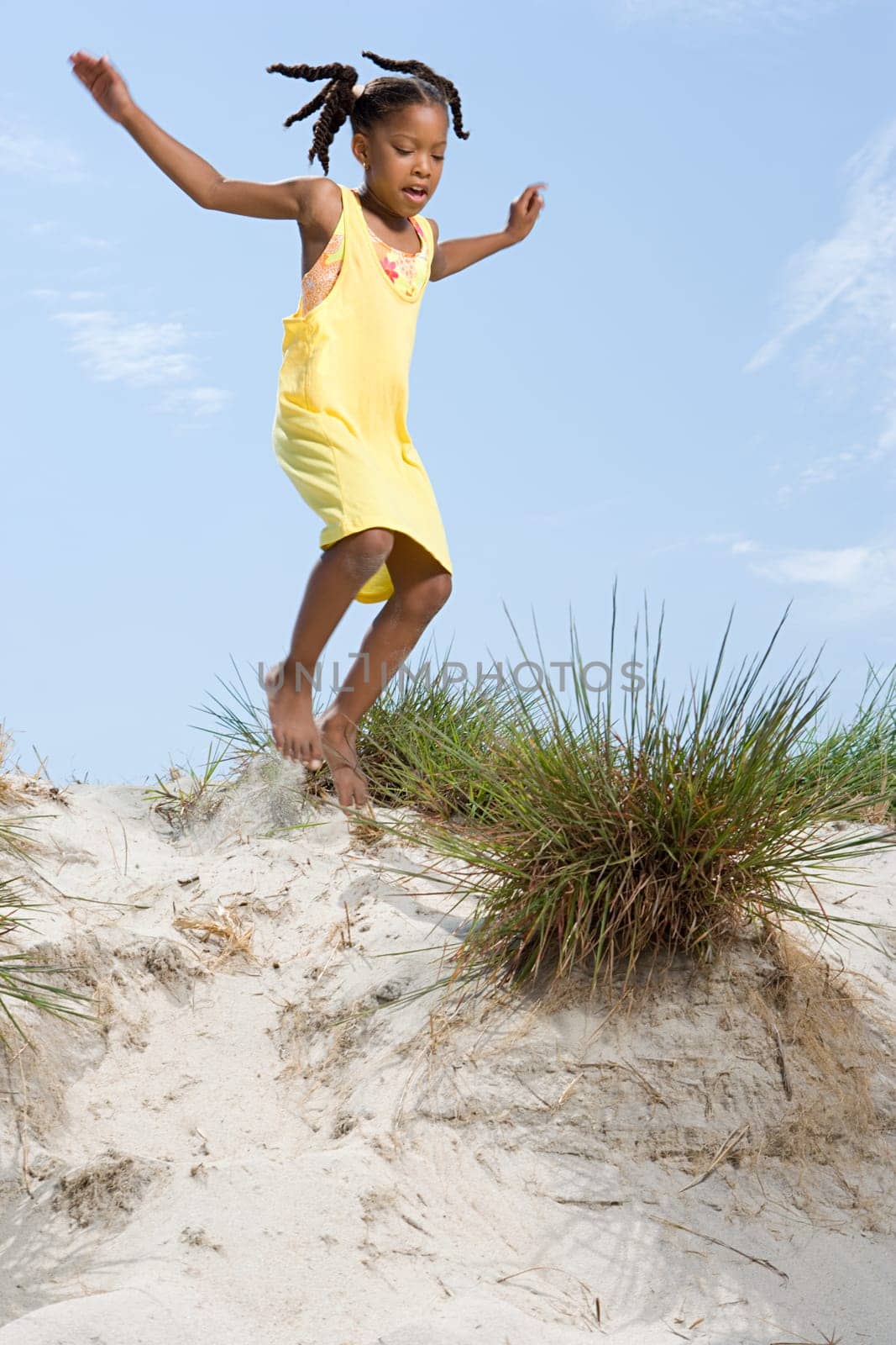Girl jumping