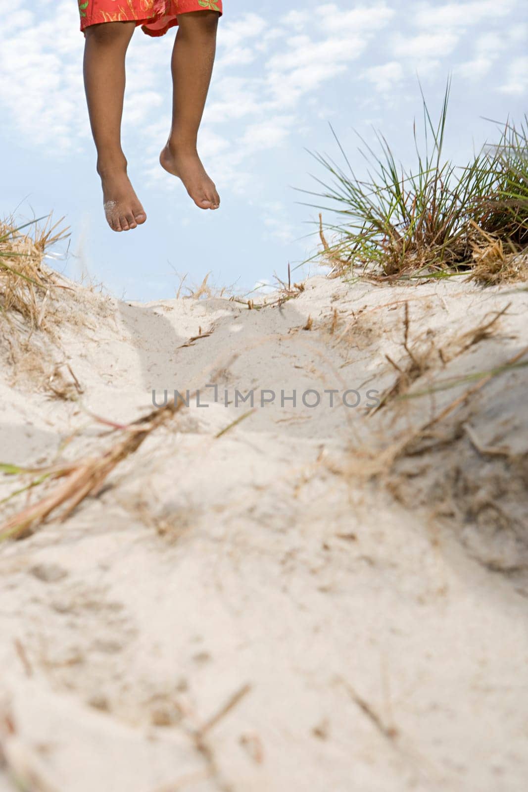 Boy jumping