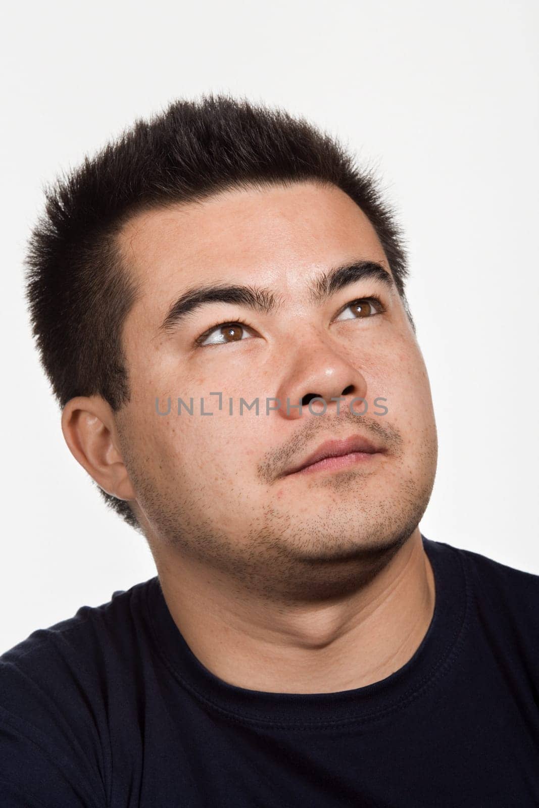 Portrait of young adult Asian man